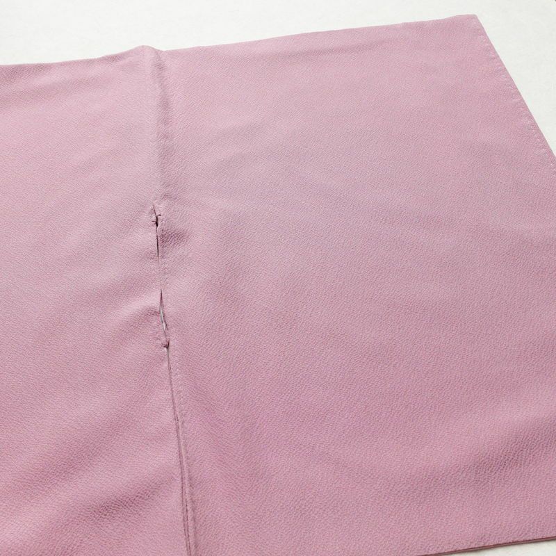 色無地 一つ紋付き 正絹 無地 袷仕立て 身丈161.5cm 裄丈67cm フォーマル 着物 ピンク_画像14