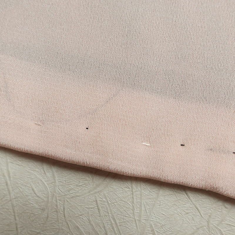 小紋 しつけ糸付き 正絹 花柄 袷仕立て 身丈167cm 裄丈67.5cm 着物 黒_画像19