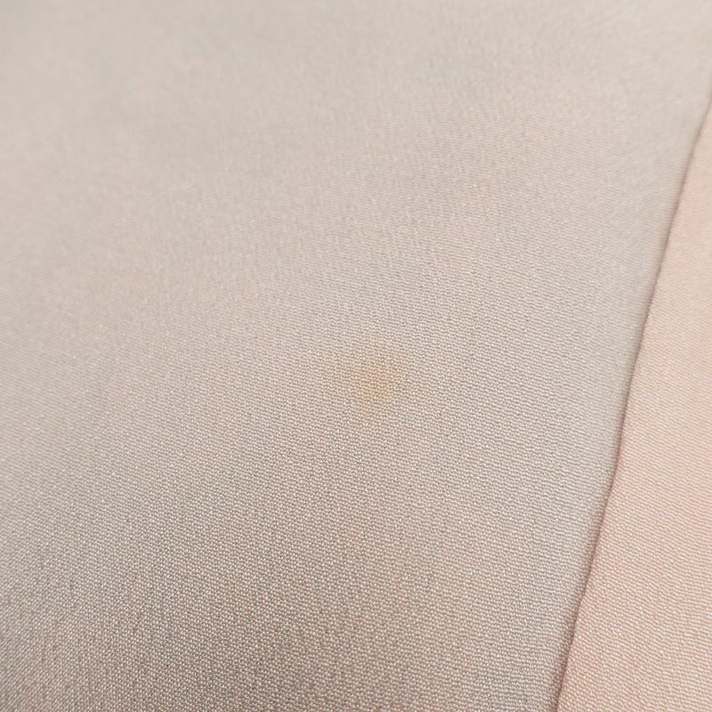 小紋 しつけ糸付き 正絹 花柄 袷仕立て 身丈167cm 裄丈67.5cm 着物 黒_画像20