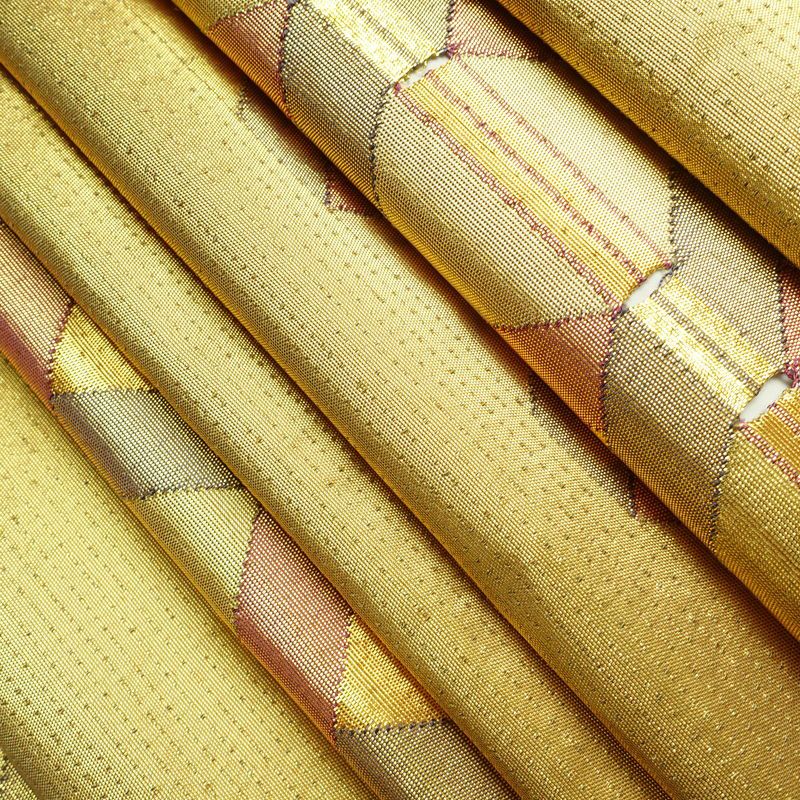 袋帯 太鼓柄 フォーマル用 正絹 幾何学柄・抽象柄 箔 帯 金・銀_画像18