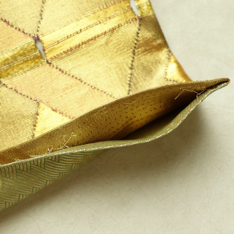 袋帯 太鼓柄 フォーマル用 正絹 幾何学柄・抽象柄 箔 帯 金・銀_画像19