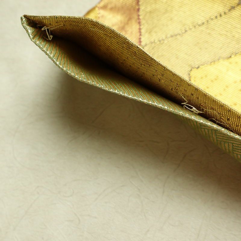 袋帯 太鼓柄 フォーマル用 正絹 幾何学柄・抽象柄 箔 帯 金・銀_画像20