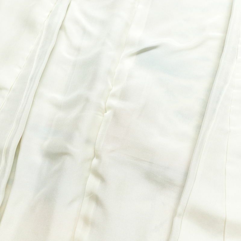 小紋 縮緬 正絹 風景柄 袷仕立て 身丈158.5cm 裄丈65.5cm 着物 多色使い_画像19