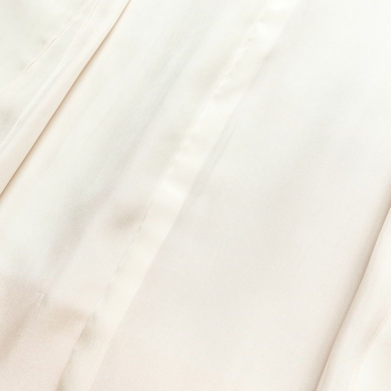 付け下げ 良品 綸子 一つ紋付き 正絹 木の葉・植物柄 袷仕立て 身丈161.5cm 裄丈65cm フォーマル 着物 ピンク_画像19