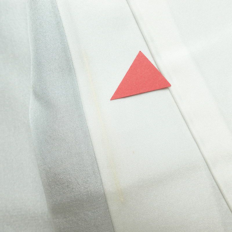 大島紬 良品 アンサンブル しつけ糸付き セット品 正絹 花柄 袷仕立て 身丈170cm 裄丈66cm 着物 青・紺_画像17