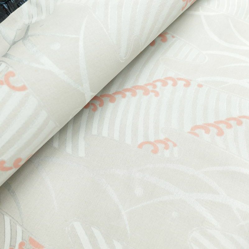 大島紬 良品 アンサンブル しつけ糸付き セット品 正絹 花柄 袷仕立て 身丈170cm 裄丈66cm 着物 青・紺_画像20