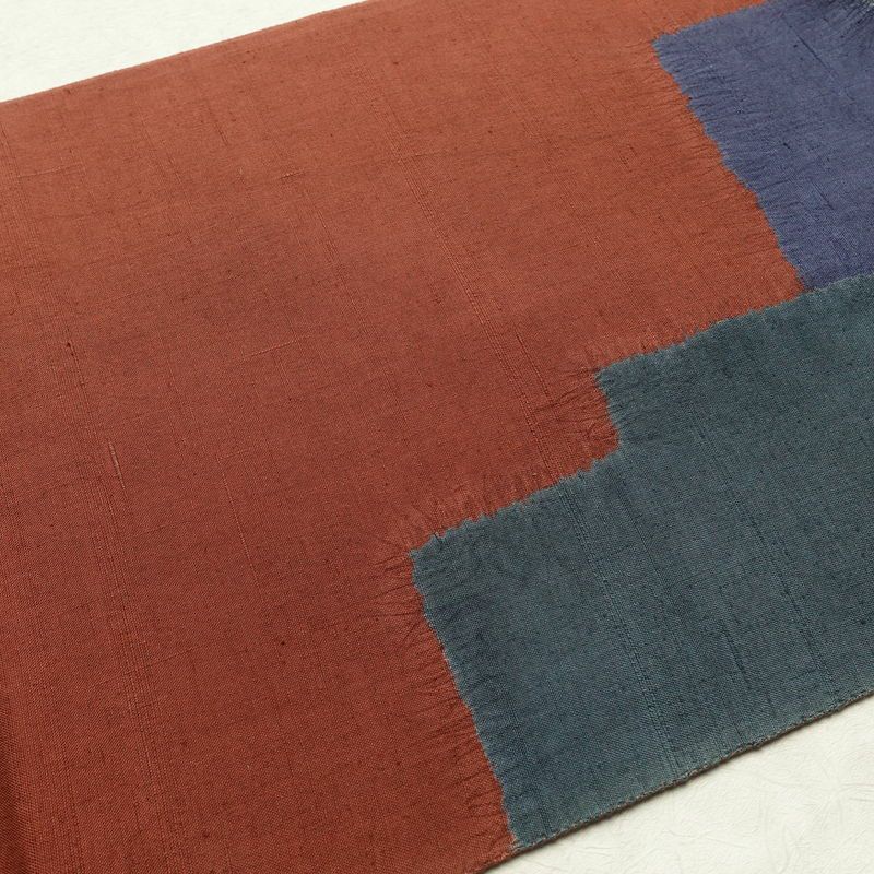 袋帯 六通柄 良品 一般用 正絹 絞り 幾何学柄・抽象柄 帯 多色使い_画像15