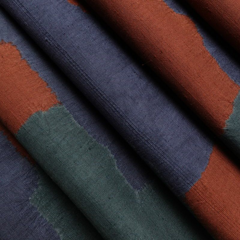 袋帯 六通柄 良品 一般用 正絹 絞り 幾何学柄・抽象柄 帯 多色使い_画像18