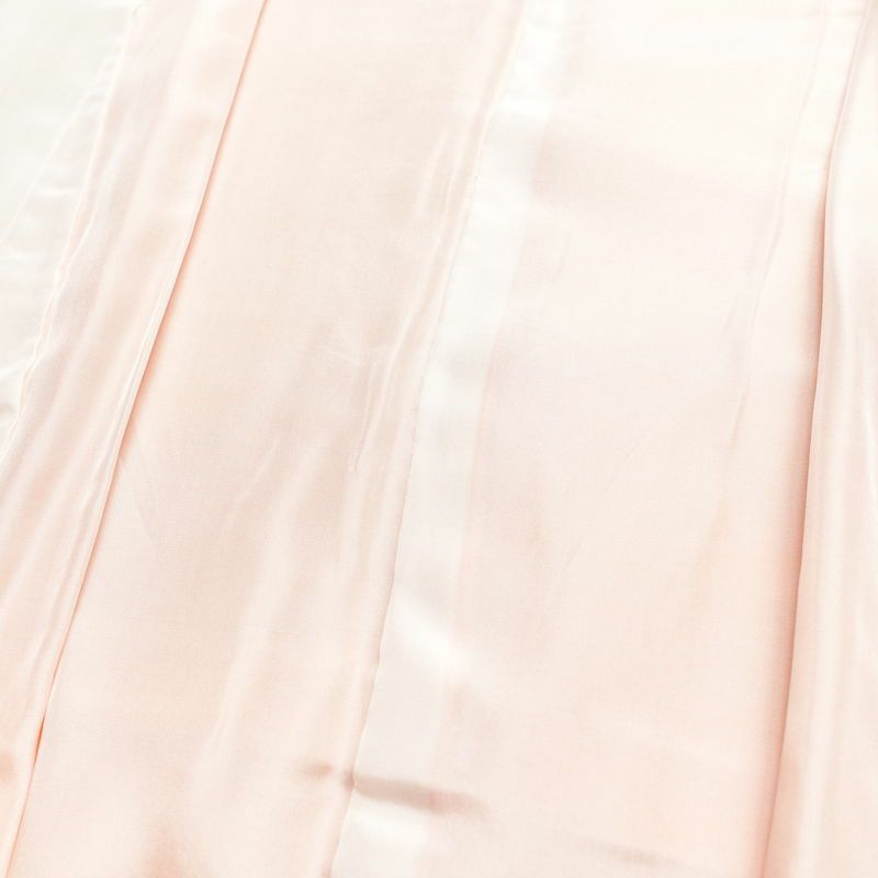 付け下げ 正絹 花柄 袷仕立て 身丈165cm 裄丈64.5cm 箔 金彩 フォーマル 着物 黄・黄土色_画像19