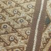 袋帯 六通柄 美品 一般用 正絹 幾何学柄・抽象柄 帯 茶_画像5