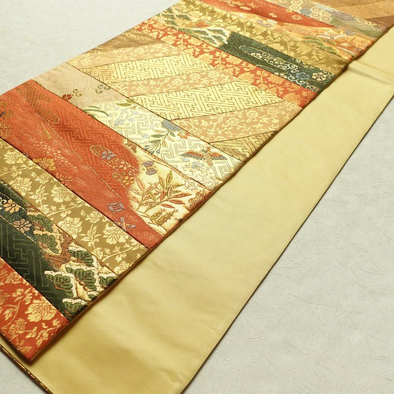 袋帯 六通柄 良品 フォーマル用 正絹 箔 金糸 帯 多色使い_画像8