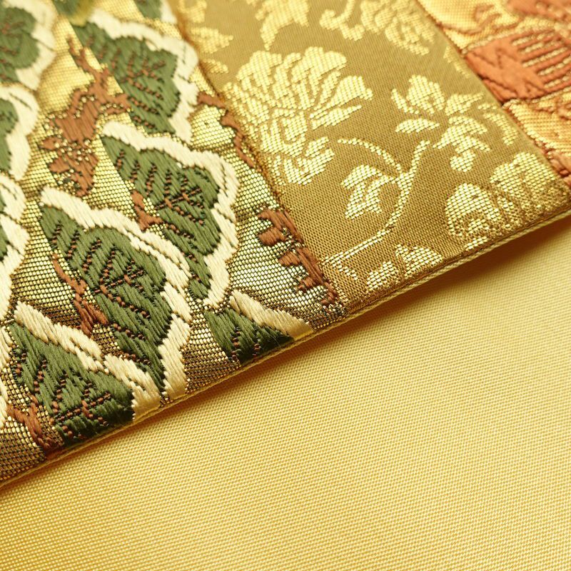 袋帯 六通柄 良品 フォーマル用 正絹 箔 金糸 帯 多色使い_画像12