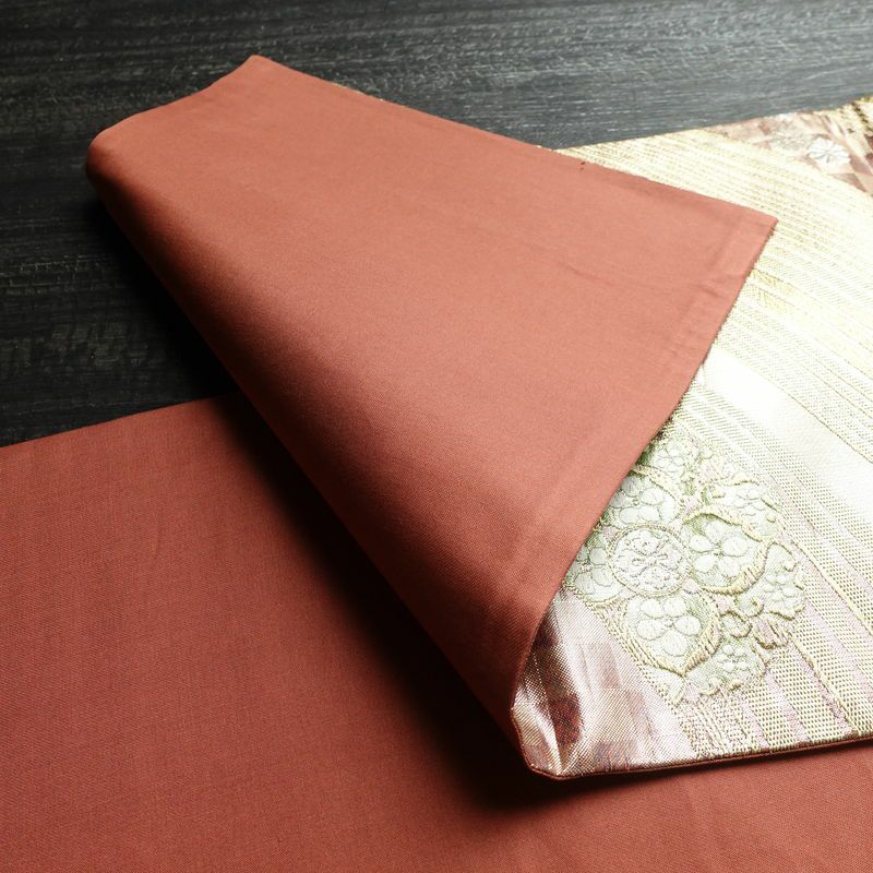 袋帯 六通柄 良品 フォーマル用 正絹 箔 金糸 帯 ピンク_画像9