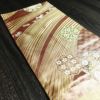 袋帯 六通柄 良品 フォーマル用 正絹 箔 金糸 帯 ピンク_画像17