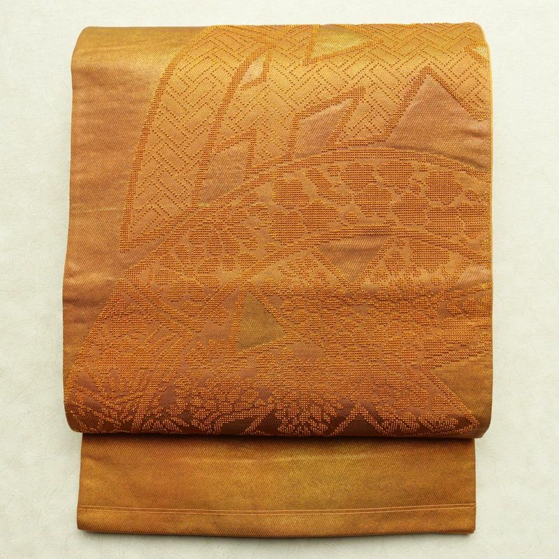 袋帯 太鼓柄 相良刺繍 フォーマル用 正絹 古典柄 箔 帯_画像1