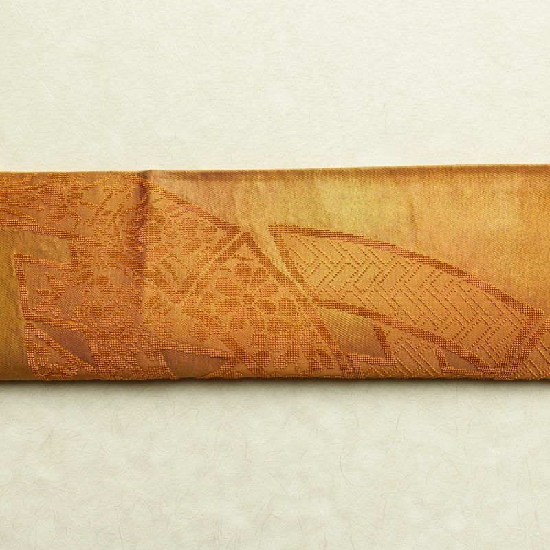 袋帯 太鼓柄 相良刺繍 フォーマル用 正絹 古典柄 箔 帯_画像15