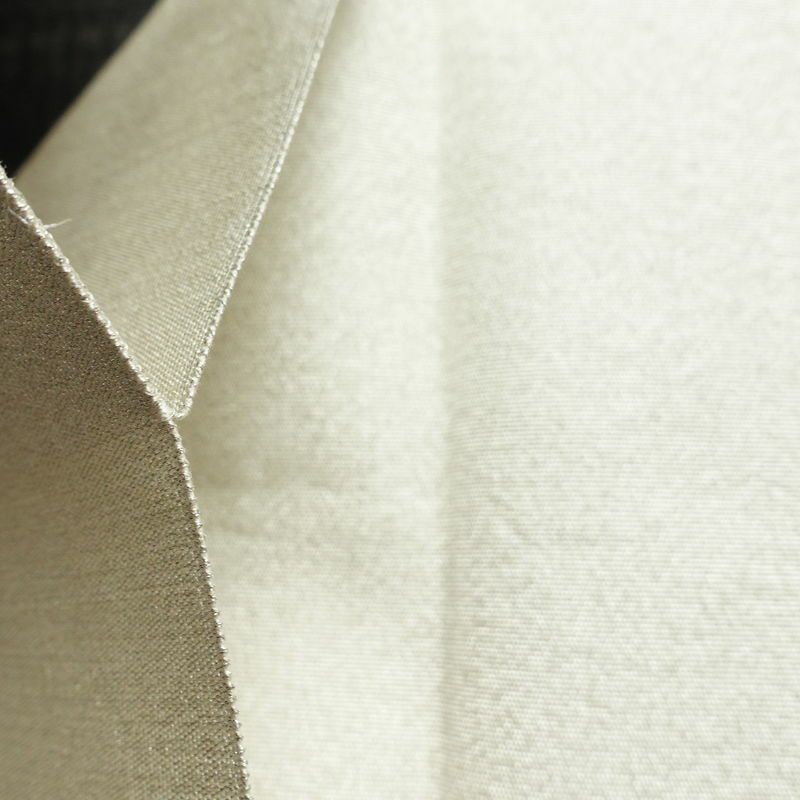 名古屋帯 太鼓柄 良品 正絹 幾何学柄・抽象柄 松葉仕立て 金糸 帯 金・銀_画像18