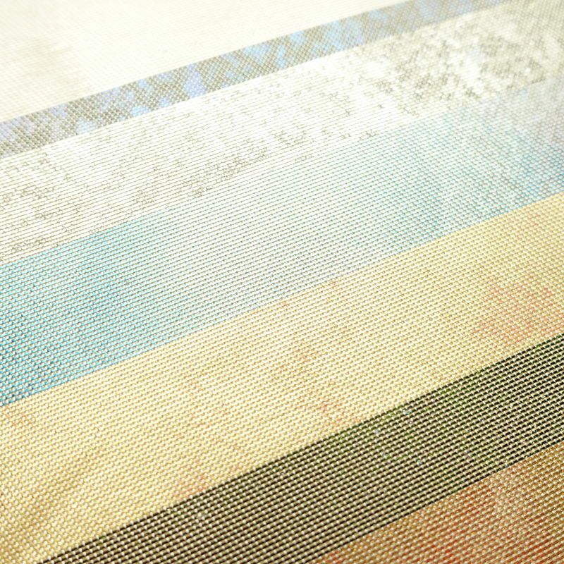 袋帯 六通柄 フォーマル用 正絹 縞柄・線柄 箔 帯 多色使い_画像5