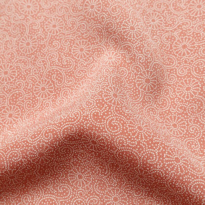 小紋 木下正夫 落款入り 縮緬 一つ紋付き 江戸小紋 付下小紋 正絹 花柄 袷仕立て 身丈152.5cm 裄丈65cm 着物 ピンク_画像21