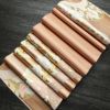 袋帯 六通柄 フォーマル用 正絹 花柄 箔 金糸 帯 サーモンピンク ピンク_画像20