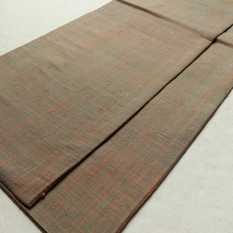 袋帯 全通柄 良品 紬地 一般用 正絹 その他の柄 帯 多色使い_画像8