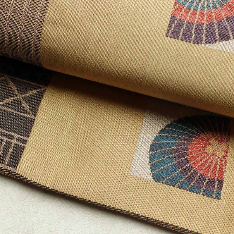 袋帯 六通柄 一般用 正絹 その他の柄 帯 黄・黄土色_画像7