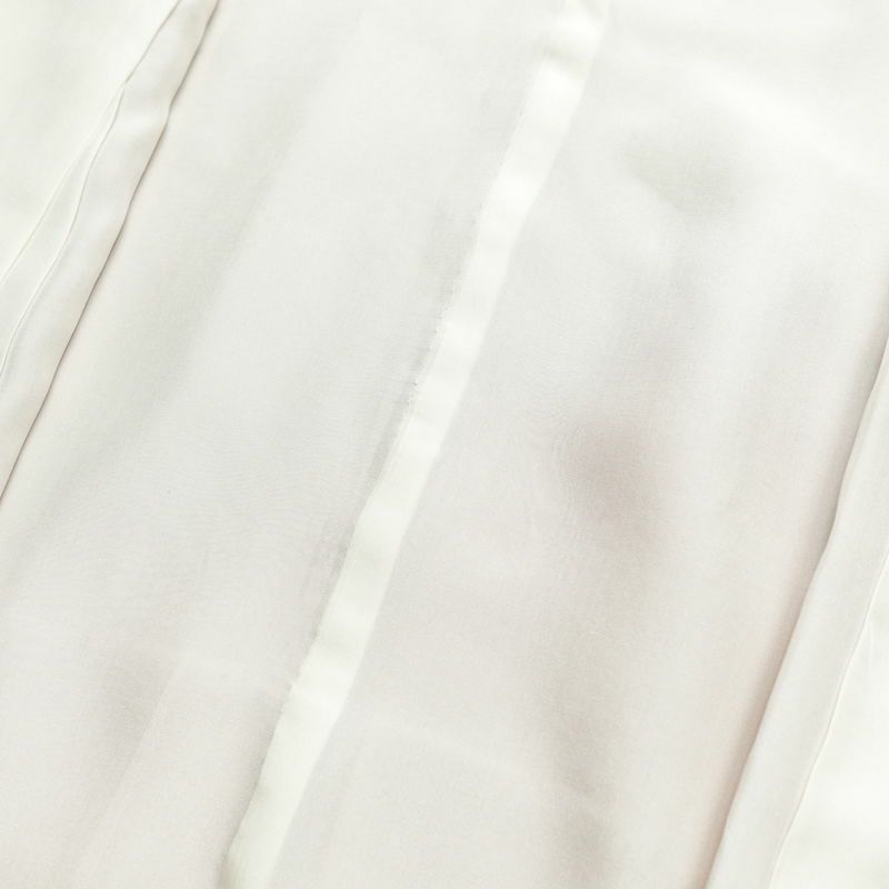 付け下げ 正絹 木の葉・植物柄 袷仕立て 身丈166cm 裄丈67.5cm 箔 金彩 フォーマル 着物 橙_画像19