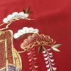 振袖 縮緬 金駒刺繍 正絹 古典柄 袷仕立て 身丈156.5cm 裄丈64cm 刺繍 金糸 フォーマル 着物 赤・朱_画像8