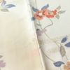 付け下げ しつけ糸付き 正絹 花柄 袷仕立て 身丈160cm 裄丈66cm 金彩 着物 グレージュ ベージュ_画像10