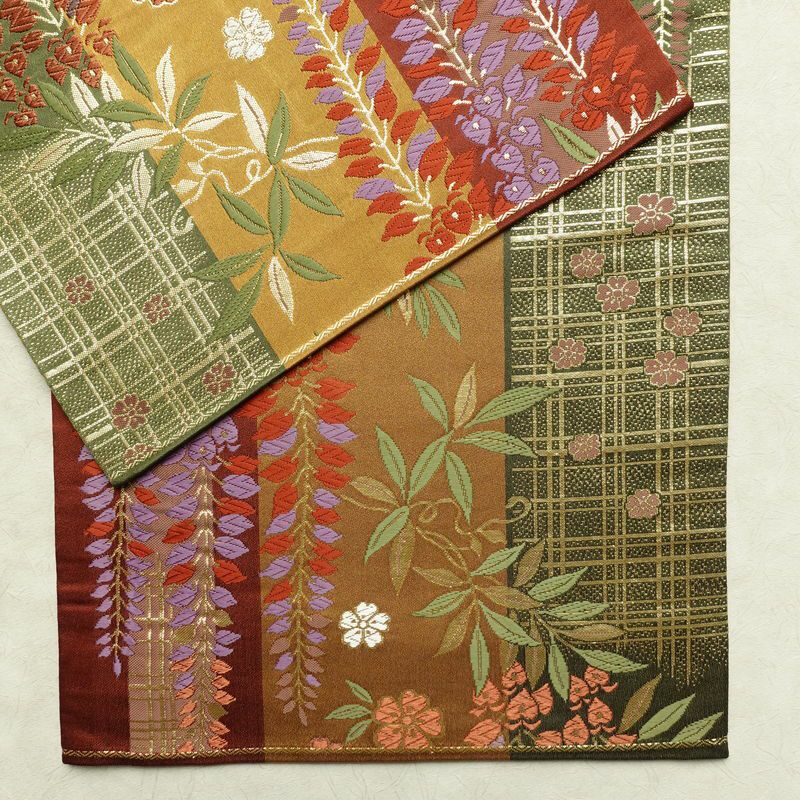 袋帯 六通柄 良品 フォーマル用 正絹 古典柄 箔 金糸 帯_画像13