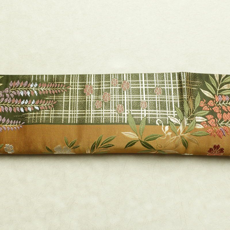 袋帯 六通柄 良品 フォーマル用 正絹 古典柄 箔 金糸 帯_画像15
