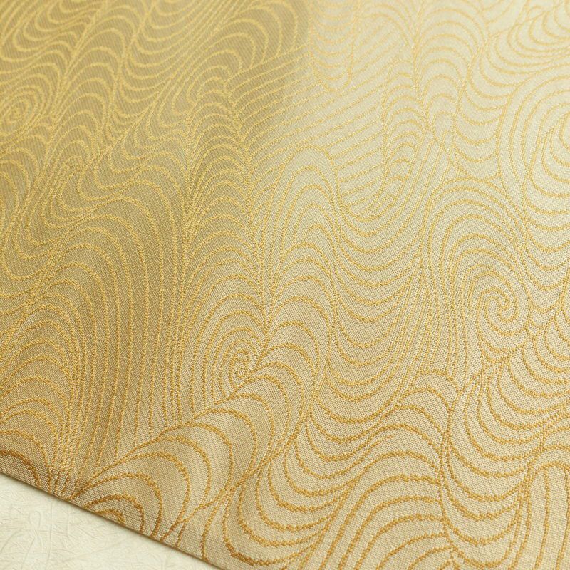 袋帯 六通柄 美品 フォーマル用 正絹 花柄 金糸 帯 金・銀_画像18