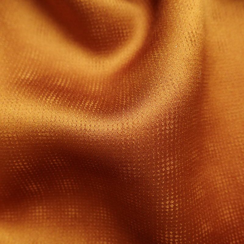 付け下げ 良品 正絹 袷仕立て 身丈158.5cm 裄丈66cm 箔 金彩 着物 黄・黄土色_画像21