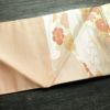名古屋帯 六通柄 良品 正絹 古典柄 名古屋仕立て 箔 帯 ピンク_画像15