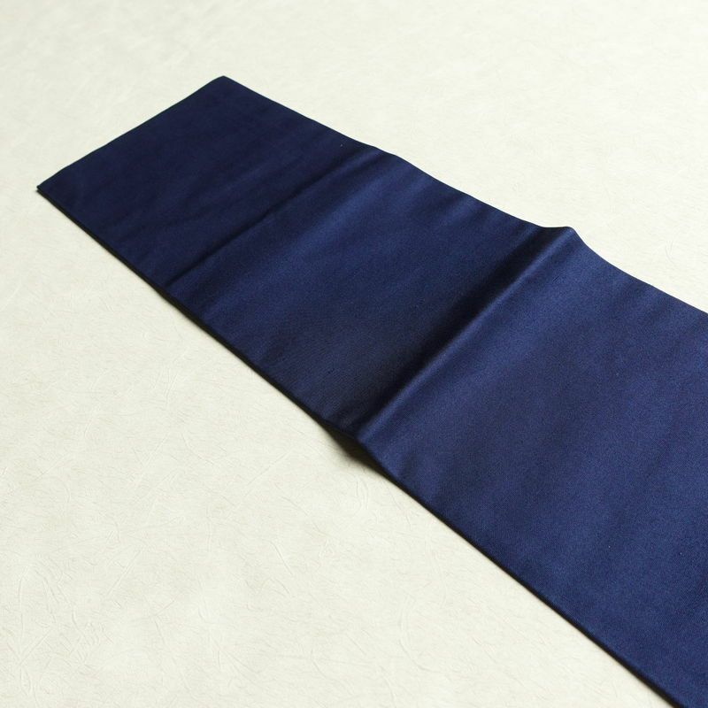 名古屋帯 太鼓柄 正絹 風景柄 名古屋仕立て 金糸 帯 青・紺_画像16