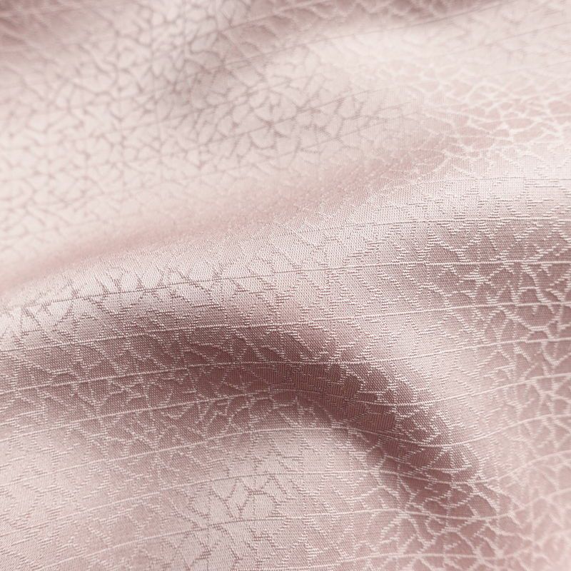 訪問着 良品 しつけ糸付き 綸子 正絹 古典柄 袷仕立て 身丈166cm 裄丈69.5cm 箔 金彩 フォーマル 着物 紫・藤色_画像21