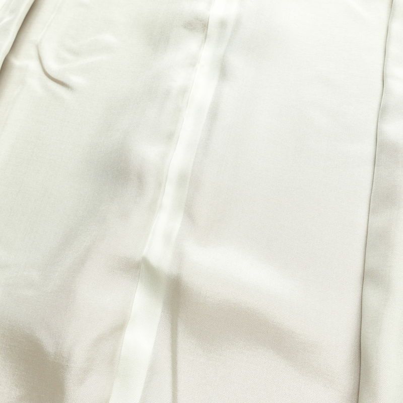 色無地 良品 一つ紋付き 正絹 花柄 袷仕立て 身丈158cm 裄丈64cm 一部しつけ糸付き フォーマル 着物 茶_画像18