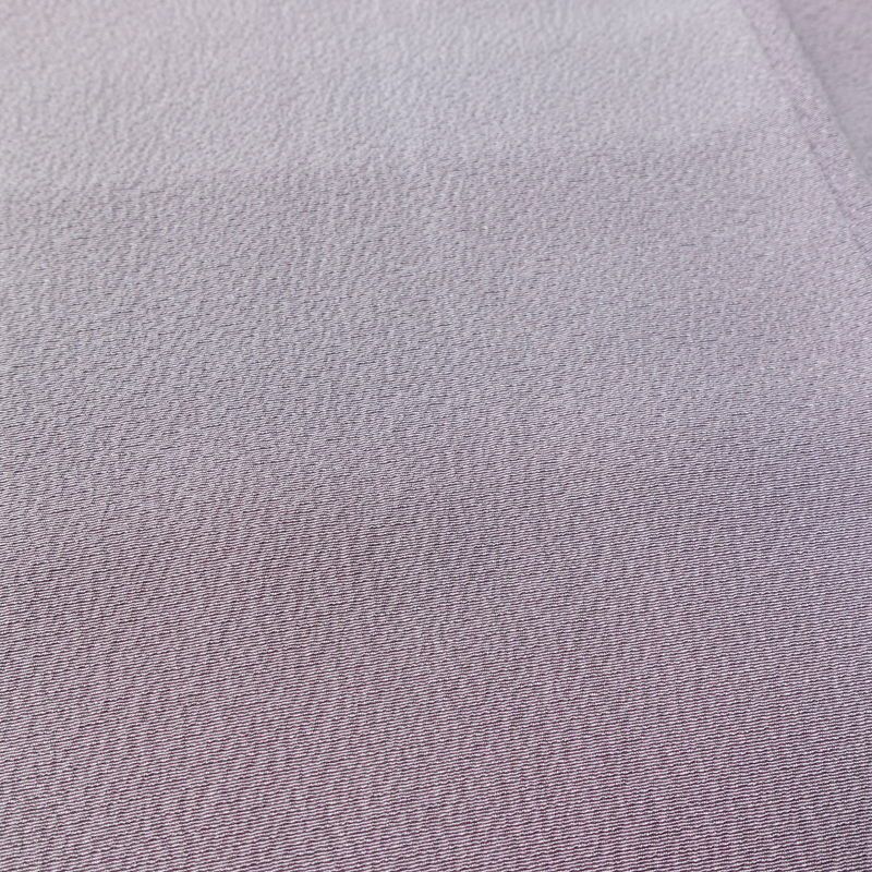 小紋 良品 斉藤三才 落款入り 縮緬 正絹 その他の柄 袷仕立て 身丈166cm 裄丈67cm 着物 紫・藤色_画像8