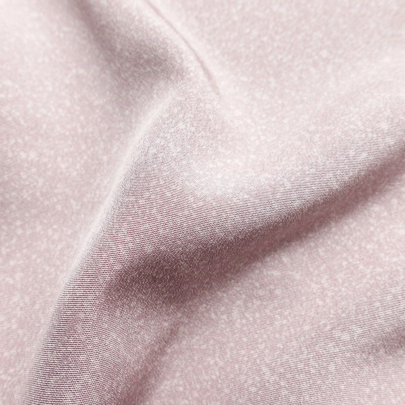 付け下げ 良品 縮緬 正絹 木の葉・植物柄 袷仕立て 身丈160cm 裄丈63.5cm 箔 共八掛 フォーマル 着物 紫・藤色_画像21