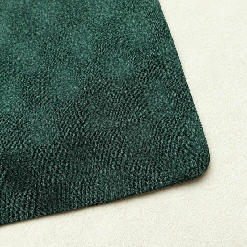 色無地 良品 一つ紋付き 正絹 チェック・格子柄 袷仕立て 身丈155cm 裄丈64cm フォーマル 着物 緑・うぐいす色_画像16