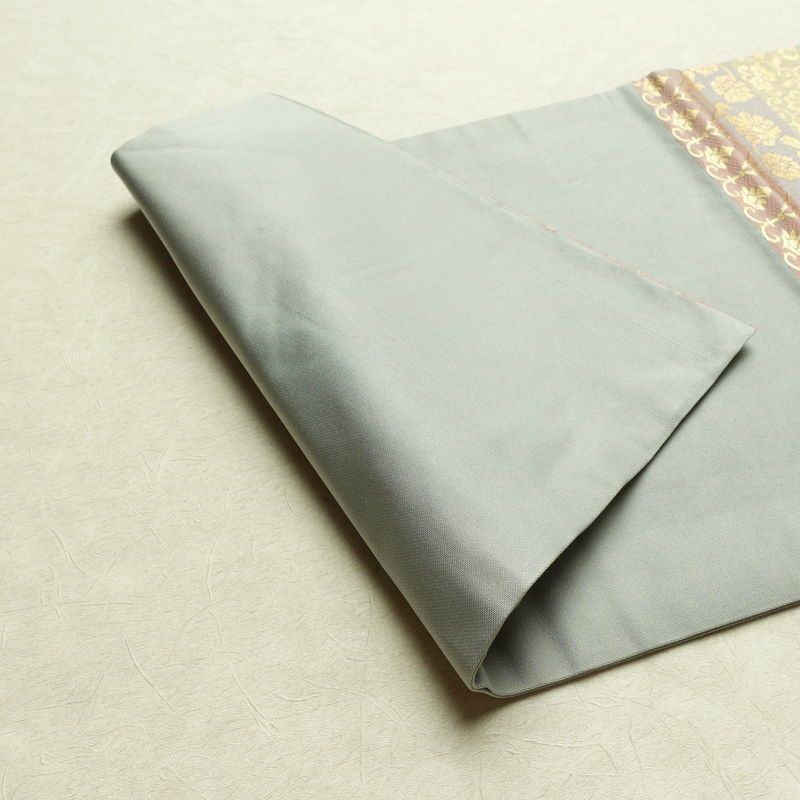 名古屋帯 太鼓柄 正絹 縞柄・線柄 名古屋仕立て 箔 帯 多色使い_画像9