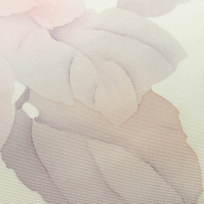 名古屋帯 太鼓柄 正絹 花柄 名古屋仕立て 帯 白_画像5