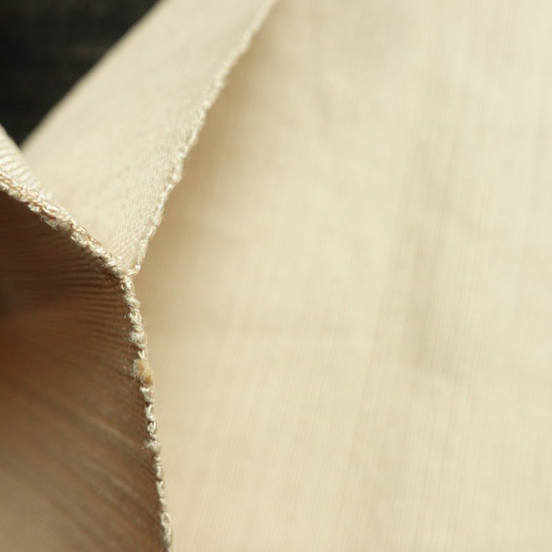 名古屋帯 太鼓柄 正絹 風景柄 松葉仕立て 帯 ベージュ_画像17