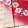 振袖 良品 正絹 花柄 袷仕立て 身丈161cm 裄丈66cm フォーマル 成人式 二十歳 着物 赤・朱_画像12