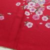 振袖 良品 正絹 花柄 袷仕立て 身丈161cm 裄丈66cm フォーマル 成人式 二十歳 着物 赤・朱_画像13