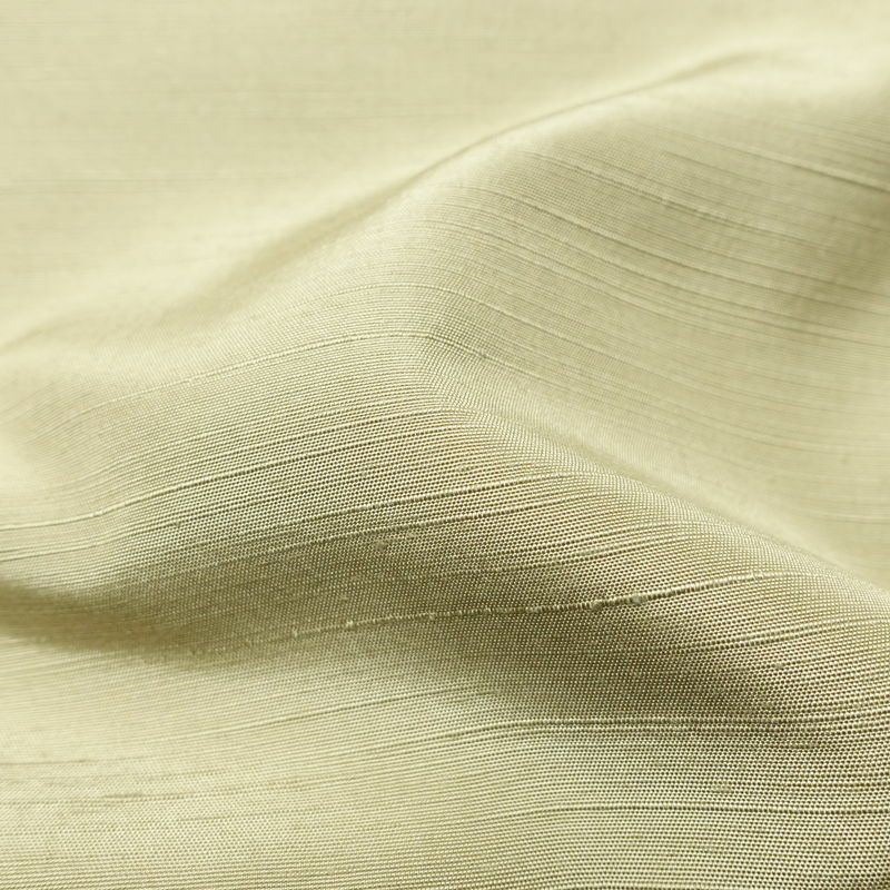 紬 良品 しつけ糸付き 正絹 幾何学柄・抽象柄 袷仕立て 身丈155.5cm 裄丈66cm 着物 緑・うぐいす色_画像21