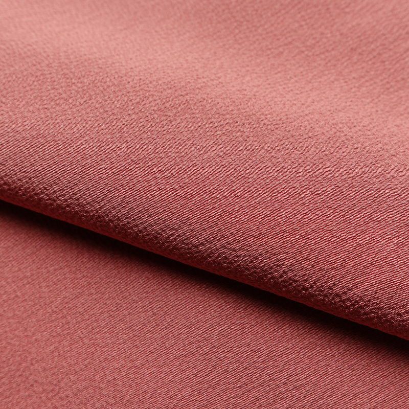 色無地 しつけ糸付き 縮緬 一つ紋付き 正絹 無地 袷仕立て 身丈153cm 裄丈60cm フォーマル 着物 ピンク_画像20