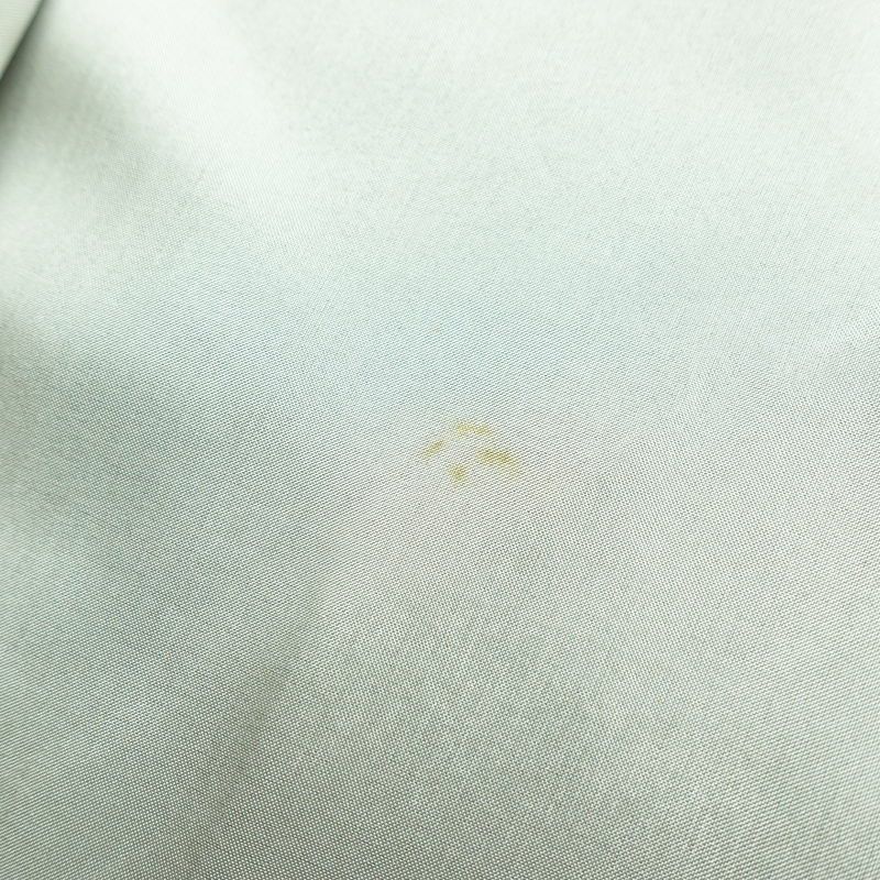 小紋 アンティーク風 混紡 幾何学柄・抽象柄 袷仕立て 身丈150.5cm 裄丈62cm 一部しつけ糸付き 着物 青・紺_画像18