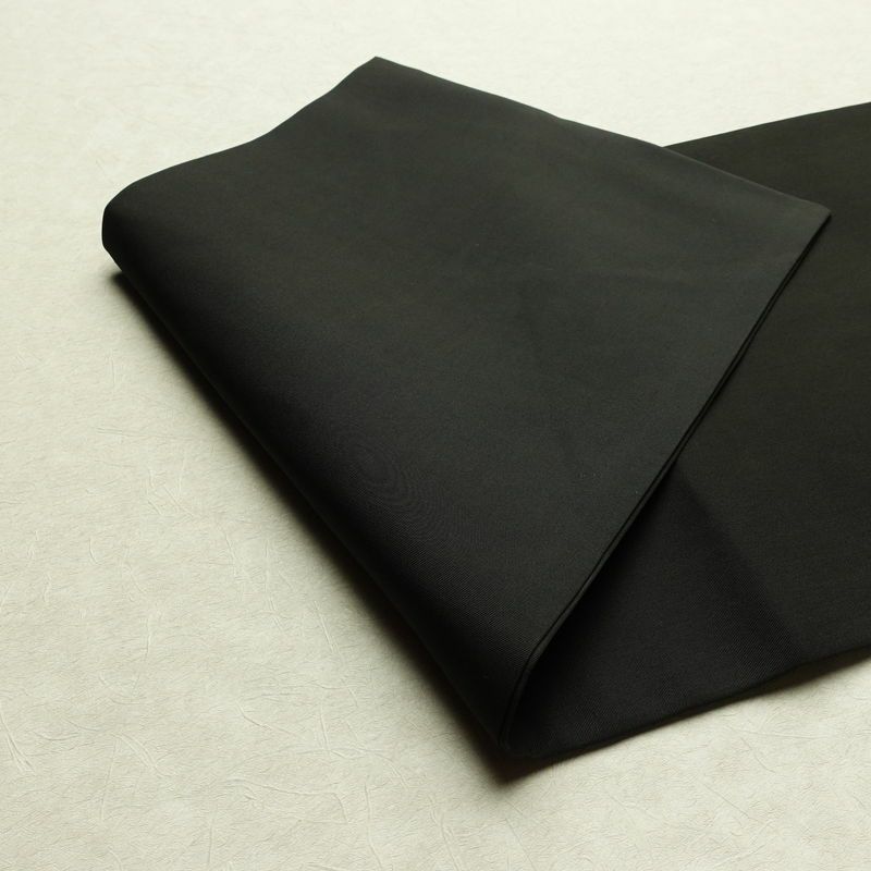 名古屋帯 太鼓柄 正絹 人物・動物柄 名古屋仕立て 金彩 帯 黒_画像8