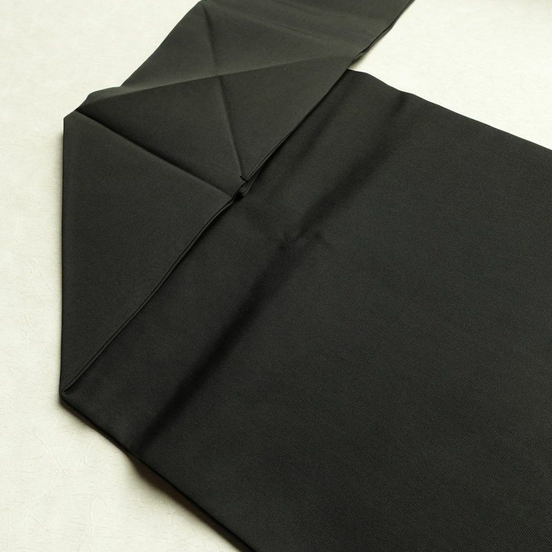 名古屋帯 太鼓柄 正絹 人物・動物柄 名古屋仕立て 金彩 帯 黒_画像18